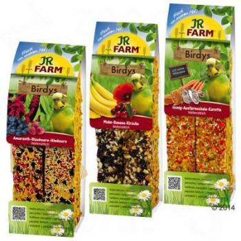 Bâtonnets pour perruche JR Birdy s - lot mixte 3 x Bâtonnets pour perruche JR
