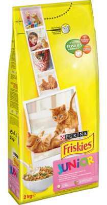 Croquettes pour chat Junior poulet légumes Friskies Croquettes pour chat Junior