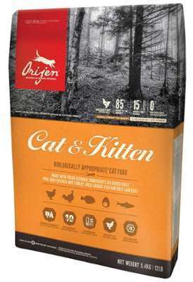Croquettes chat Orijen Cat & Kitten Contenance : 5