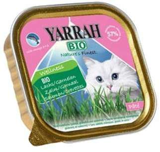 Yarrah Pâté Saumon Algues marines pour Chat Barquette Yarrah Pâté Saumon Algues