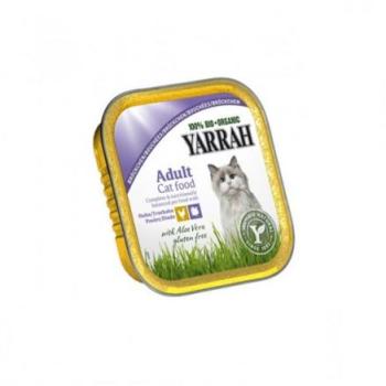 Yarrah Pâté Poulet Dinde Aloe vera pour Chat Barquette Yarrah Pâté Poulet Dinde Aloe