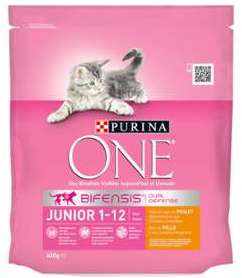 Croquettes pour chat One Junior poulet céréales Purina Croquettes pour chat One Junior