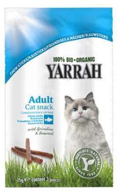 Yarrah Stick à Mâcher pour Chat x3 Yarrah Stick à Mâcher pour