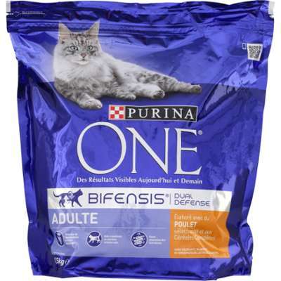 Croquettes pour chat Adulte poulet Purina - le sac Croquettes pour chat Adulte