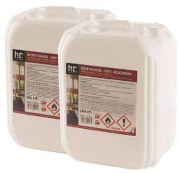 Bioéthanol à 100% dénaturé 3 x 10 L - HöFER CHEMIE