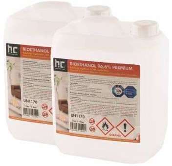 Bioéthanol à 96,6 % dénaturé 6 x 5 L - HöFER CHEMI