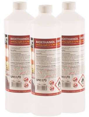 Bioéthanol à 100 dénaturé 60 x 1 L - HöFER CHEMIE Bioéthanol à 100 dénaturé