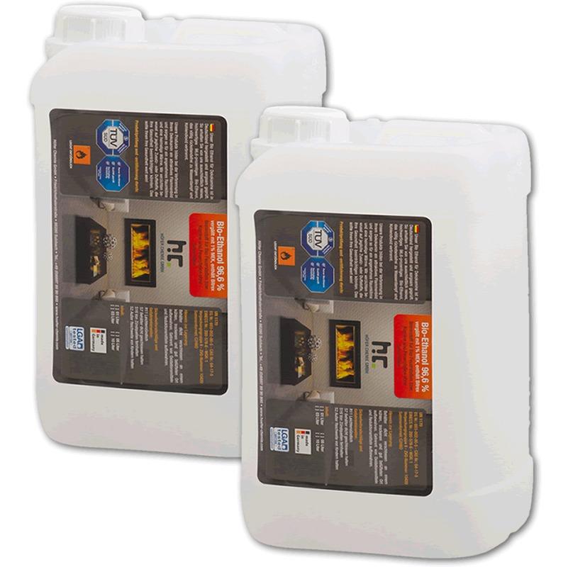 Bioéthanol à 96,6 % dénaturé 10 x 3 L - HöFER CHEM