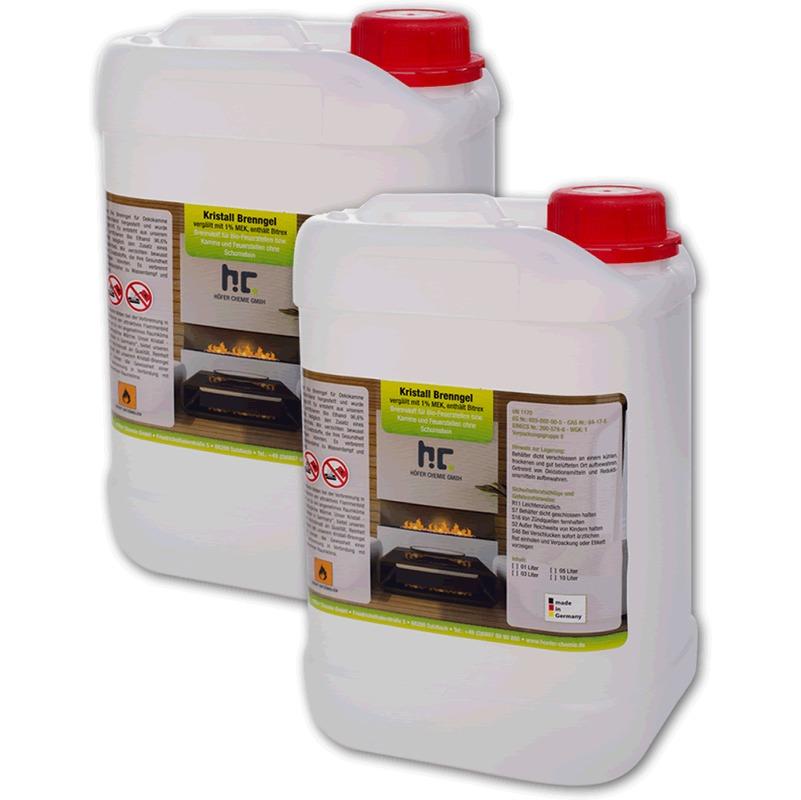 Bioéthanol en gel 2 x 3 L - HöFER CHEMIE GMBH
