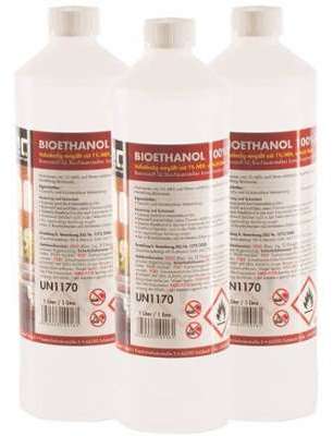 Bioéthanol à 100% dénaturé 90 x 1 L - HöFER CHEMIE