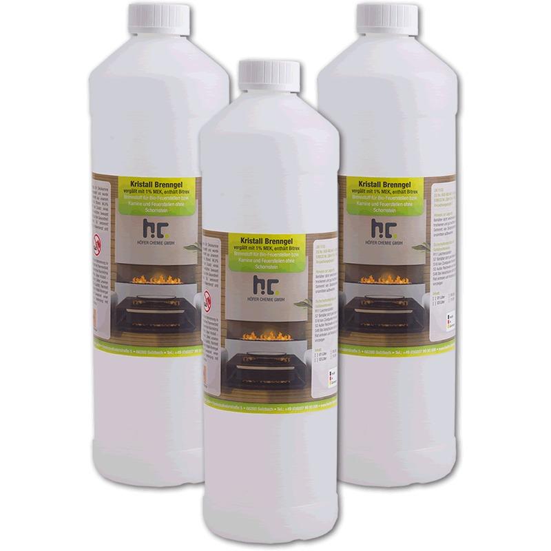 Bioéthanol en gel 60 x 1 L - HöFER CHEMIE GMBH