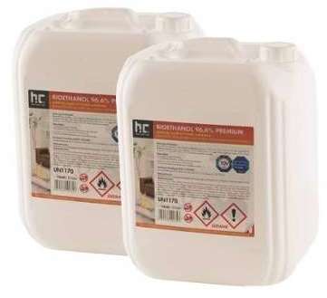 Bioéthanol à 96,6 % dénaturé 2 x 10 L - HöFER CHEM