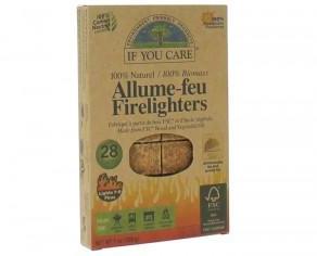 IF YOU CARE Allume-Feu 100% Naturel - 28 Cubes