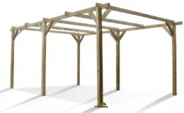 MADEIRA - Carport 1 voiture bois traité autoclave