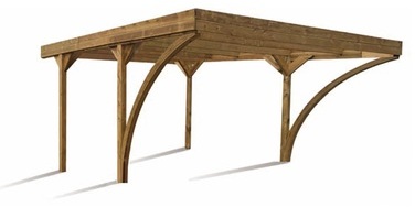 Carport en bois 2 voitures Nicolas