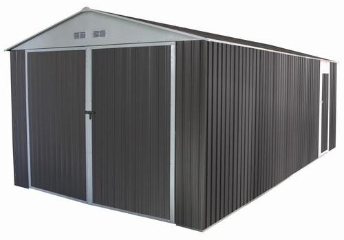 GARAGE METAL NEVADA AVEC PORTE BATTANTE - 18,56 M²