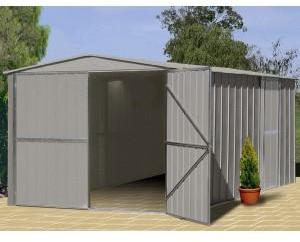 Garage métal TRECO 10x15 Zincalume (3,07 x 4,64 x