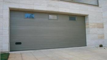 Porte de garage sectionnelle L 2000 mm x H 2000 mm Porte de garage sectionnelle
