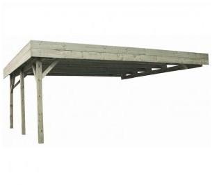 Carport en bois Evolution - 6.00 x 5.10 m - 30.6 m