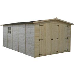 Garage en bois BAIKAL 15 m2