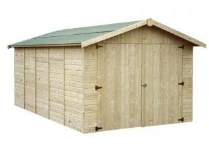 Garage en bois GAPAVIK - 2.70 x 4.50 m - ep 15 mm