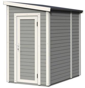 Abri de jardin en bois Skive Gris - 2 16 m Abri de jardin en bois Skive
