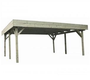 Carport en bois Evolution 2 - 6.05 x 5.10 m - 30.8