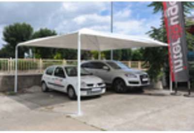 Abri voiture camping-car carport biplace PRO 5.5x6