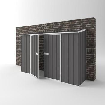Abri métal Compact gris ardoise - 2 25 m Abri métal Compact gris ardoise