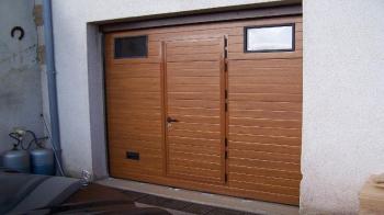 Porte de garage sectionnelle L 2000 mm x H 2500 mm Porte de garage sectionnelle