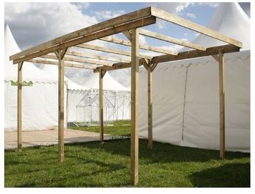 Carport en bois sans couverture - DELAHAYE - CHALE