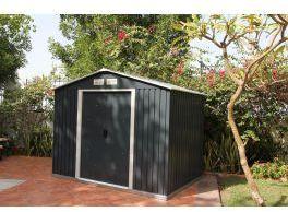 Abri de jardin métal Duramax Titan 4 75 m Abri bûches Abri de jardin métal Duramax