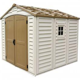 Abri de jardin PVC Duramax Woodstyle - 6,12 m²