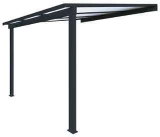 Pergola en aluminium Gris Classique - plusieurs tailles Pergola en aluminium Gris