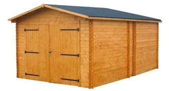 Garage panneau bois massif 20.98 m²