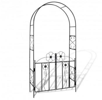 VidaXL Arche de jardin avec la porte