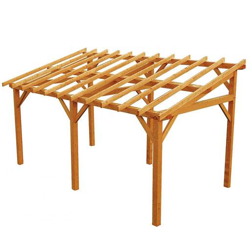 Carport Vanoise traité 284 x 540 cm