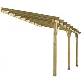 Carport à adosser Protek 1 - 286 x 418 cm