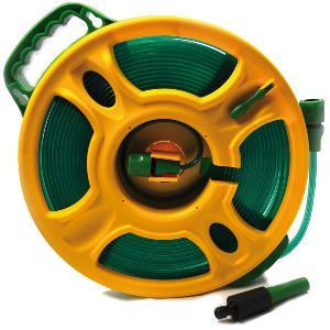 Tuyau deau plat avec enrouleur 15m pour camping c