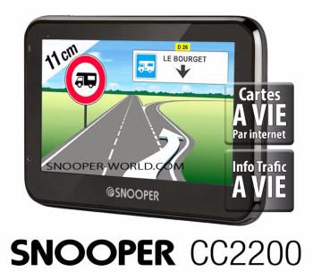GPS camping-car SNOOPER CC2200 Essentiel