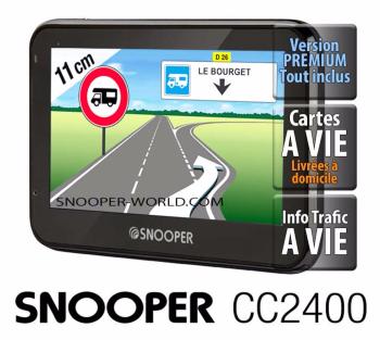 GPS camping-car SNOOPER CC2400 premium
