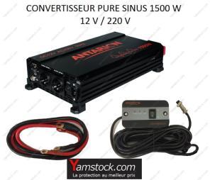 Convertisseur de tension pur sinus 1500w 12v 220v Convertisseur de tension pur