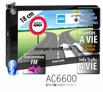 GPS AUTOCAR SNOOPER AC6600 PREMIUM