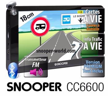 Gps camping car snooper CC6600 premium