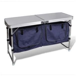 Placard de rangement camping pliant en alu