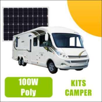 Kit panneau solaire 100W 12V Camping Car