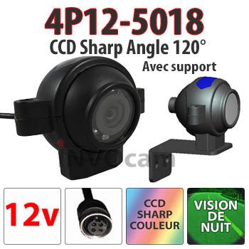 Caméra de recul latérale antévision capteur CCD Sharp Caméra de recul latérale antévision