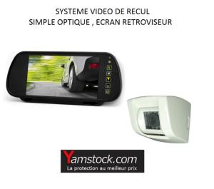 Pack Camera de recul 7 camping car sur rétroviseu