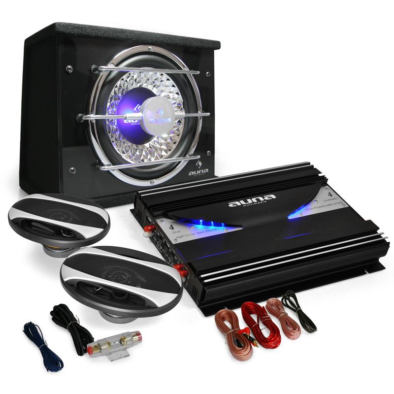 Set Platin Line 320 hifi auto 2.1 ampli 2800W