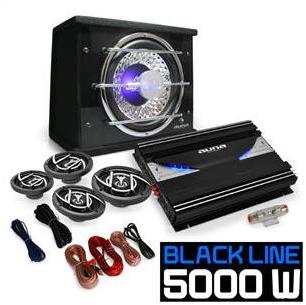 Set de sono auto 4.1 Black Line 540 Ampli encein